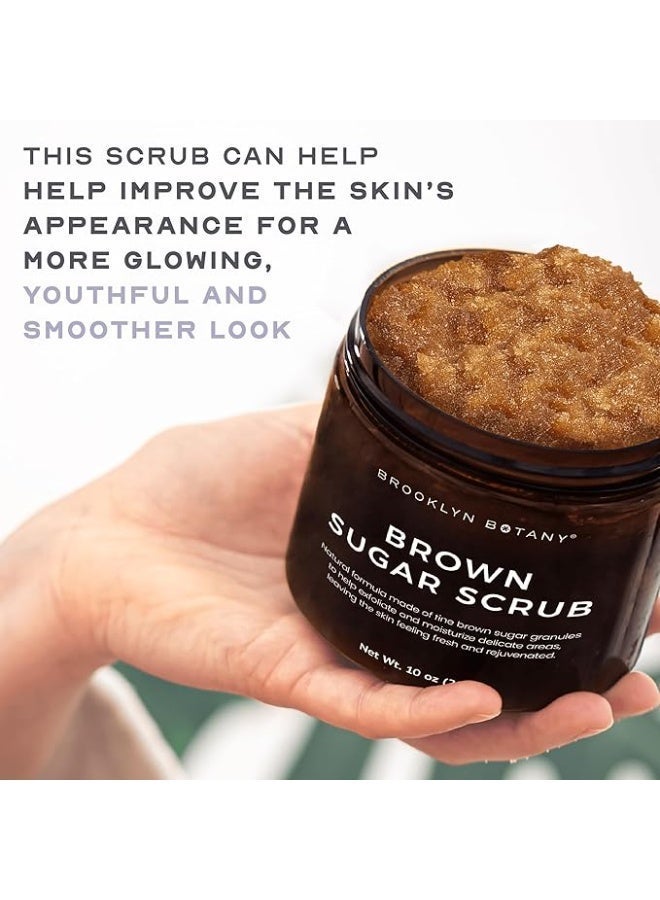 Brooklyn Botany Brown Sugar Body Scrub Exfoliating Body Scrub for Smooth Skin Body Care - Image 2